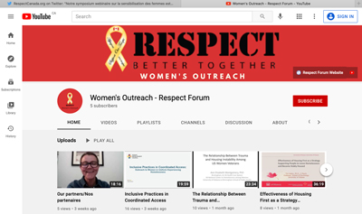 Women’s Outreach YouTube video