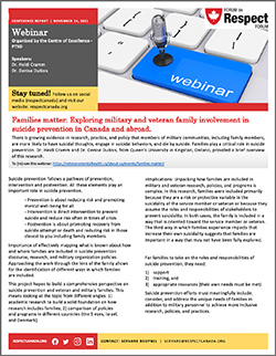 Families Matter A Conceptual Framework