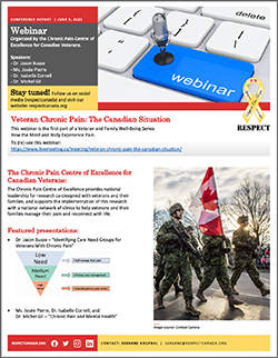 Veteran Chronic Pain: The Canadian Situation