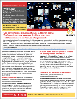 Une perspective de communication de la blessure morale