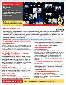 Rapport d'Impact 2020