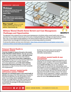 Military Mental Health Sector Review and Case Management